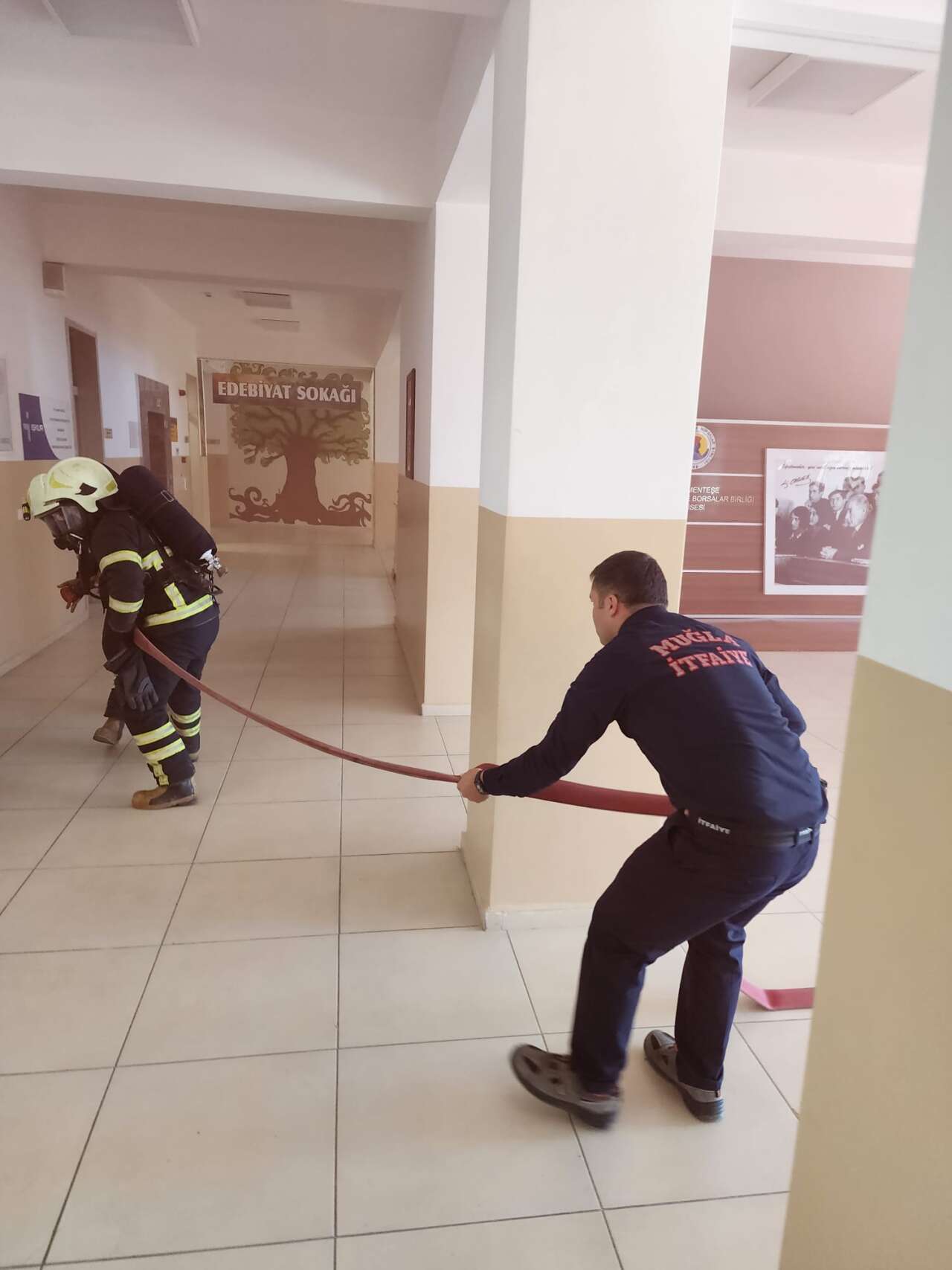 Muğla’da Yangın Tatbikatı Gerçeğini Aratmadı 13